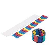 Color-Me™ Fabric Slap Bracelet (Pack of 24)