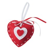 Stitched Heart Ornament Craft Kit (Pack of 12)