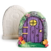 Color-Me™ Ceramic Bisque Fairy Door (Pack of 12)