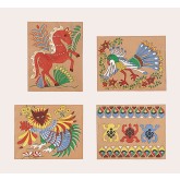 Mexican Bark Painting Craft Kit (Pack of 24)