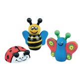 Wooden Bee, Butterfly and Ladybug Craft Kit (Pack of 12)