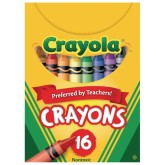 Crayola® Regular Size Crayons, Box of 16 (Pack of 12)