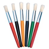 Stubby Paint Brush Pack (Pack of 6)