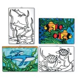 Stain-A-Frame Ocean Friends (Pack of 12)