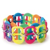 Neon Pop Tab Bracelet Craft Kit (Pack of 24)