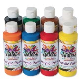 Color Splash!® Acrylic Paint Assortment, 8 oz. (Set of 8)