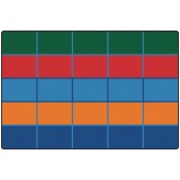 Color Blocks Kid$ Value Plus™ Rug 6' x 9'
