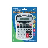 8-Digit Silver Desktop Calculator