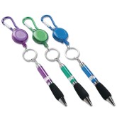 Keychain Pen With Carabiner (Pack of 12)