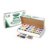 Crayola®Combo Classpack® Broad Line Markers & Crayons, 8 Colors (Box of 256) (Box of 256)