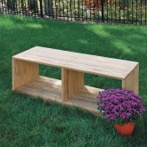 Wood Designs® Outdoor Bench with Storage