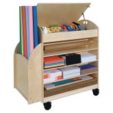Wood Design® Maker Space Storage Cart