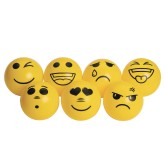 Inflatable Vinyl Emoji Balls, 6