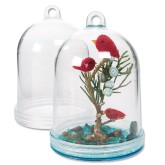 Fillable Hanging Plastic Dome (Pack of 12)