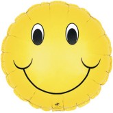 Smile Face Mylar Balloons (Pack of 10)