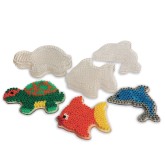 Fuse Bead Pegboard, Sea Critters (Pack of 24)
