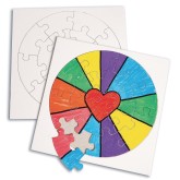 Color-Me™ Round Puzzles (Pack of 24)