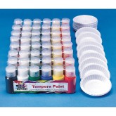 Color Splash!® Liquid Tempera Paint Pass Around Pack (Pack of 48)