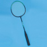 Steel Shaft Nylon String Badminton Racquet