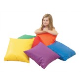 Children’s Factory® Cozy Brightly Primary Colored 17” Pillows (Set of 6)