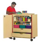 Jonti-Craft® Art Cart with Storage