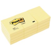 Post-it® Mini Notes, Canary Yellow, 1.5