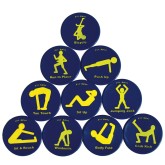 Fitness Spot Markers (Set of 10)
