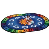Sunny Day Learn & Play Oval Carpet 8'3x11'8, 8ft 3in x 11ft 8in