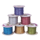 Rexlace® Lacing Holographic Assortment, 50-Yd Spools, 6 Colors (Pack of 12)