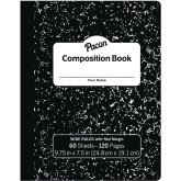 Pacon® Hard Cover Composition Book, Black Marble