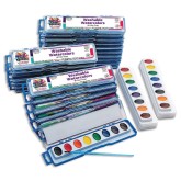 Color Splash!® Washable Watercolor Mega Pack, 8-Color Trays with Refills  (Pack of 36)