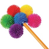 Mini Spiky Porcupine Hedge Ball Pencil Topper (Pack of 12)