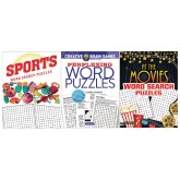 Word Search and Word Puzzle Books 3-Pack (Pack of 3)