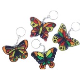 Butterfly Sun Catcher Keychain (Pack of 12)