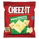Cheez-It Baked Snack Cheese Crackers, White Cheddar, Single Serve, 1.5-oz. Bags  (Case of 60)