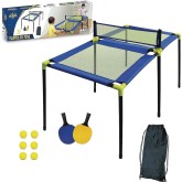 Trampoline Table Tennis Set, 57.5”L x 30.3