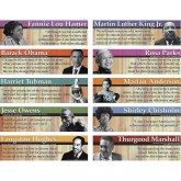 Notable Black Americans Mini Bulletin Board Pack of 10