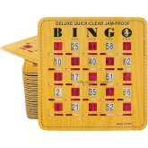 Deluxe Quick Clear Jam-Proof Bingo Shutter Cards (Pack of 25)