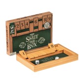 Classic Wooden Shut the Box Dice Game