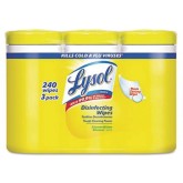 Lysol Disinfecting Wipes Canister (Pack of 3)