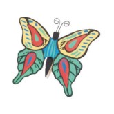 Unfinished Wood Butterfly Clothespin Noteholder (Pack of 12)