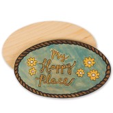 Unfinished Oval Plaques (Pack of 12)