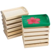 Wood Trays (Pack of 12)