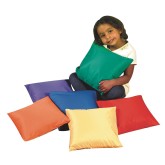 The Children's Factory® Bright Rainbow Throw Pillows (Set of 6)