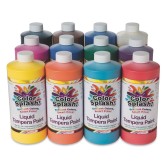 Color Splash!® Liquid Tempera Paint Assortment, 32 oz. (Pack of 12)