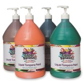 Color Splash!® Liquid Tempera Paint  - Set B, Gallon (Set of 4)