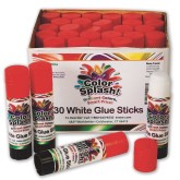 Color Splash!® Glue Stick, .29 oz. (Pack of 30)