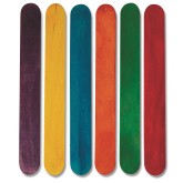Jumbo Colored Craft Sticks 6”x 3/4” (Pack of 500)