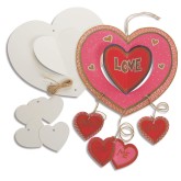 Color-Me™ Heart Mobiles (Pack of 12)