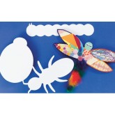 Precut Cardboard Shapes Large - Insects (Pack of 24)